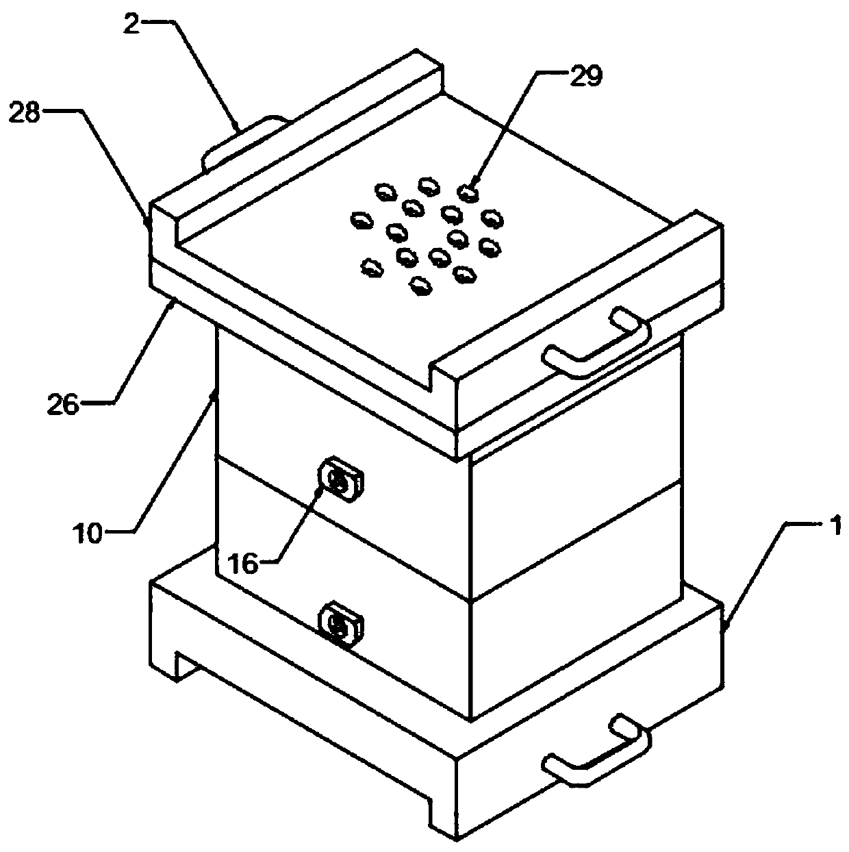 Trigona rearing box and application method