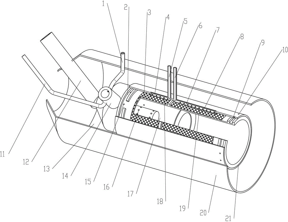 Diesel engine particulate matter catcher regenerative burner and oil-injecting combustion-supporting compound regenerative system