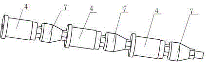 A method and device for realizing large current and high speed conduction