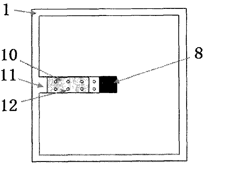 Miniature power generating device based on piezoelectric crystal frequency converting mechanism