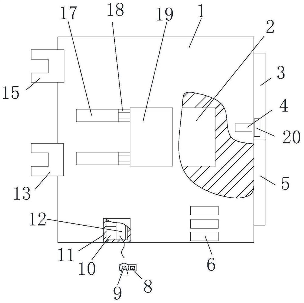 Acceleration sensor for elevator