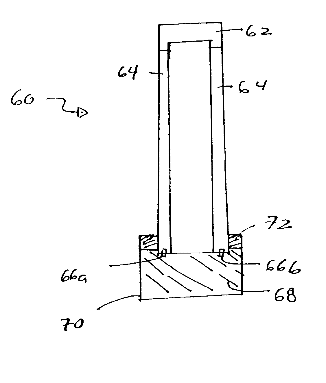 Ceramic igniters with sealed electrical contact portion