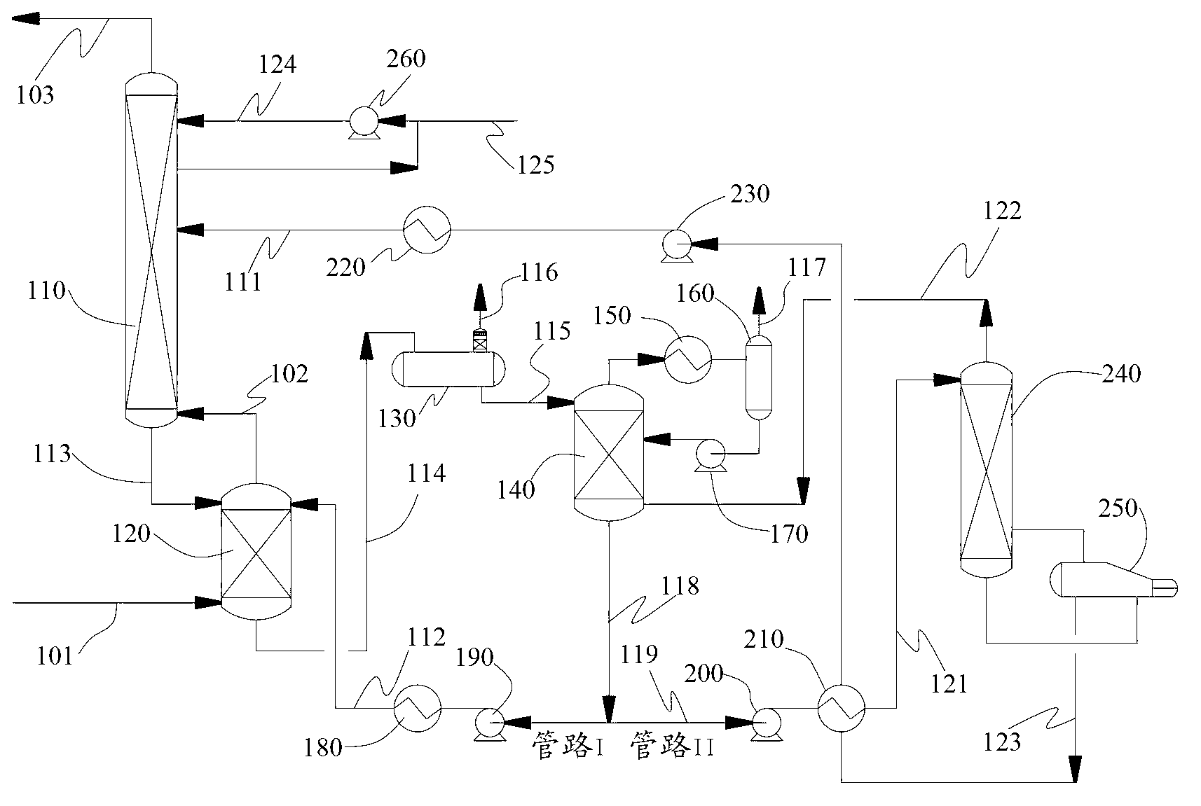 Natural gas deacidification system applied to floating type natural gas liquefaction device