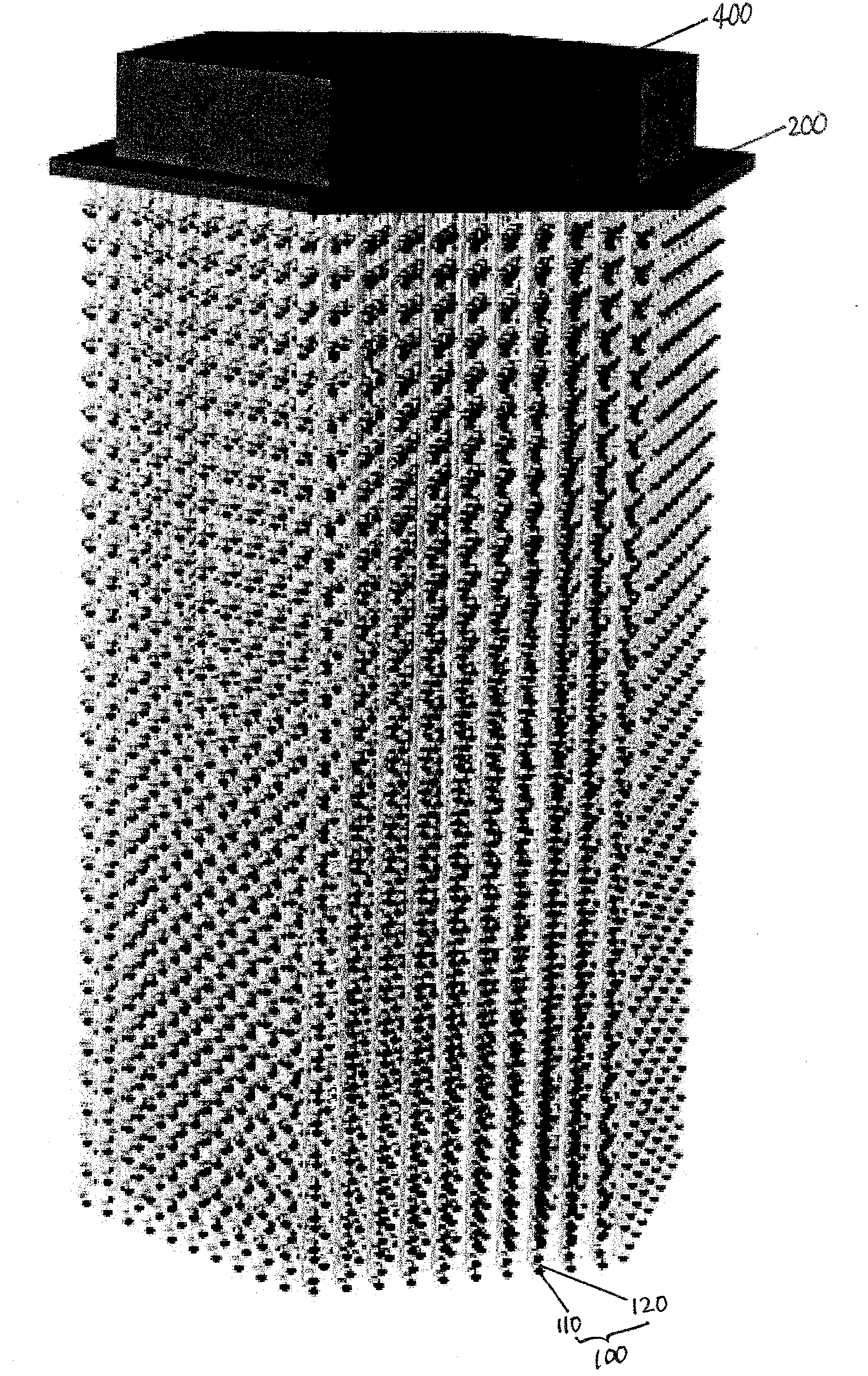 LED artistic lighting construction method and device