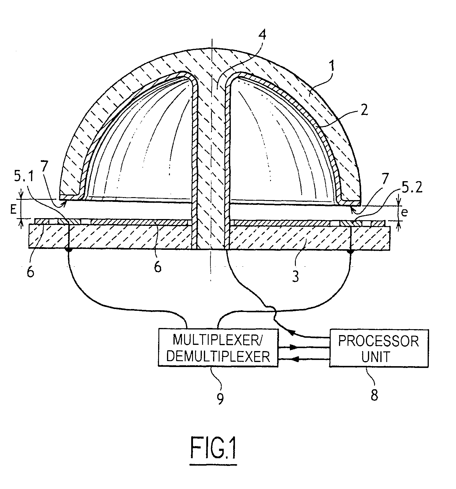 Method of compensating anisotropy in a vibrating-bell inertial rotation sensor