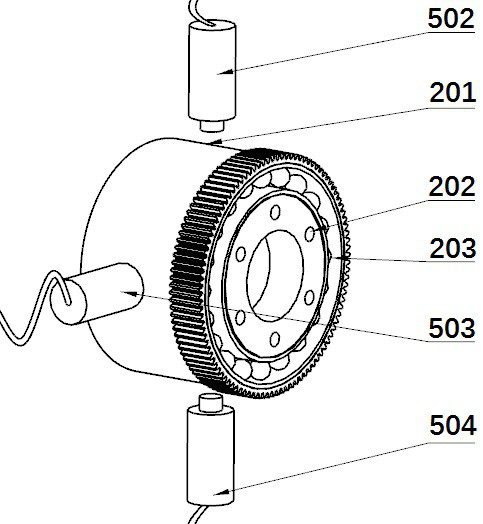 Internal Force Dissipation Torque Balance Harmonic Drive Double Flexible Component Performance Test Device