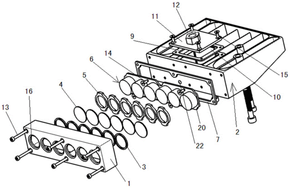 LED light-compensating lamp with heat radiation device