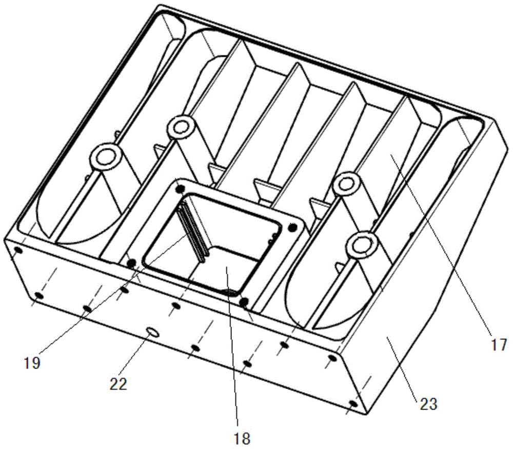 LED light-compensating lamp with heat radiation device