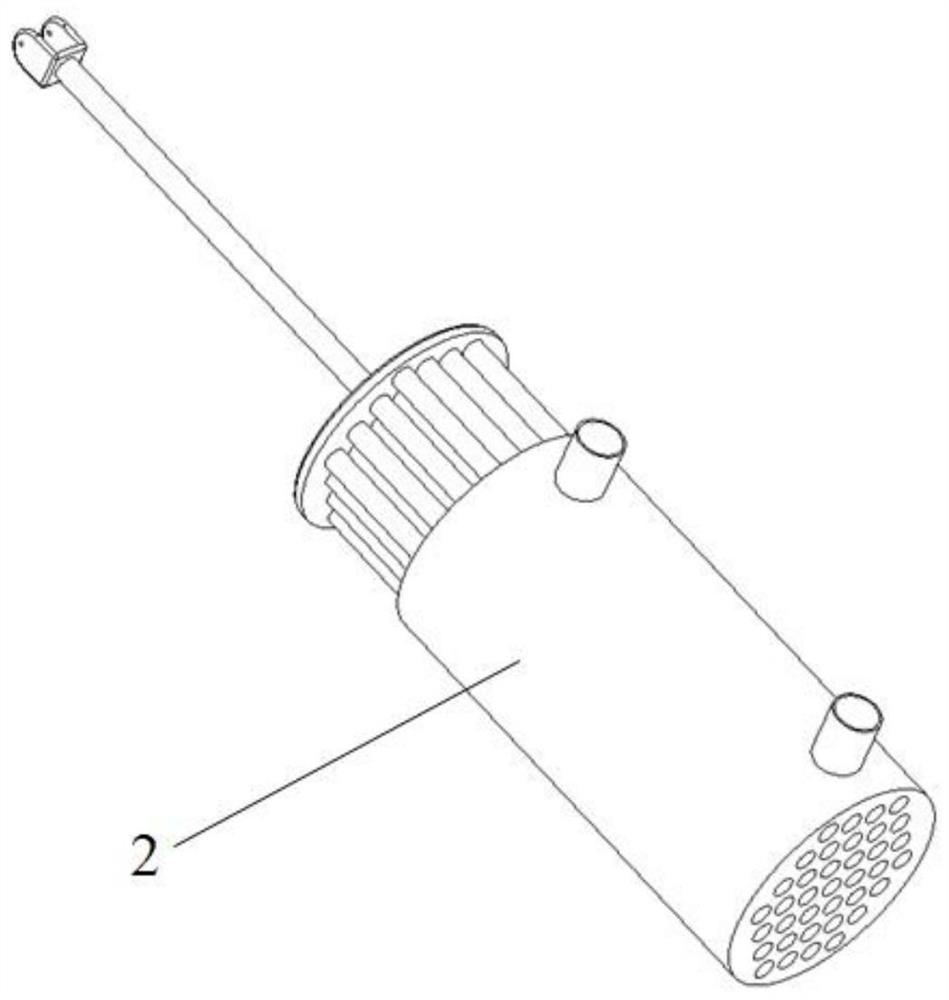 A coupled piston heat exchanger applied to a Stirling machine and its working method