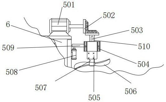 Cooling chip mounter for intermittent transportation from fixed rail and chip mounting method