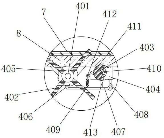 Cooling chip mounter for intermittent transportation from fixed rail and chip mounting method