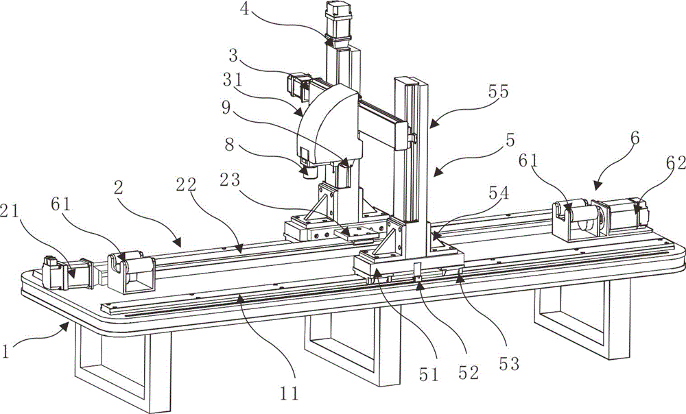 Analytic apparatus of surface profile damage of curve-surface parts and method thereof