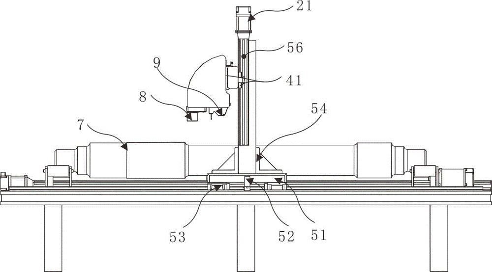 Analytic apparatus of surface profile damage of curve-surface parts and method thereof