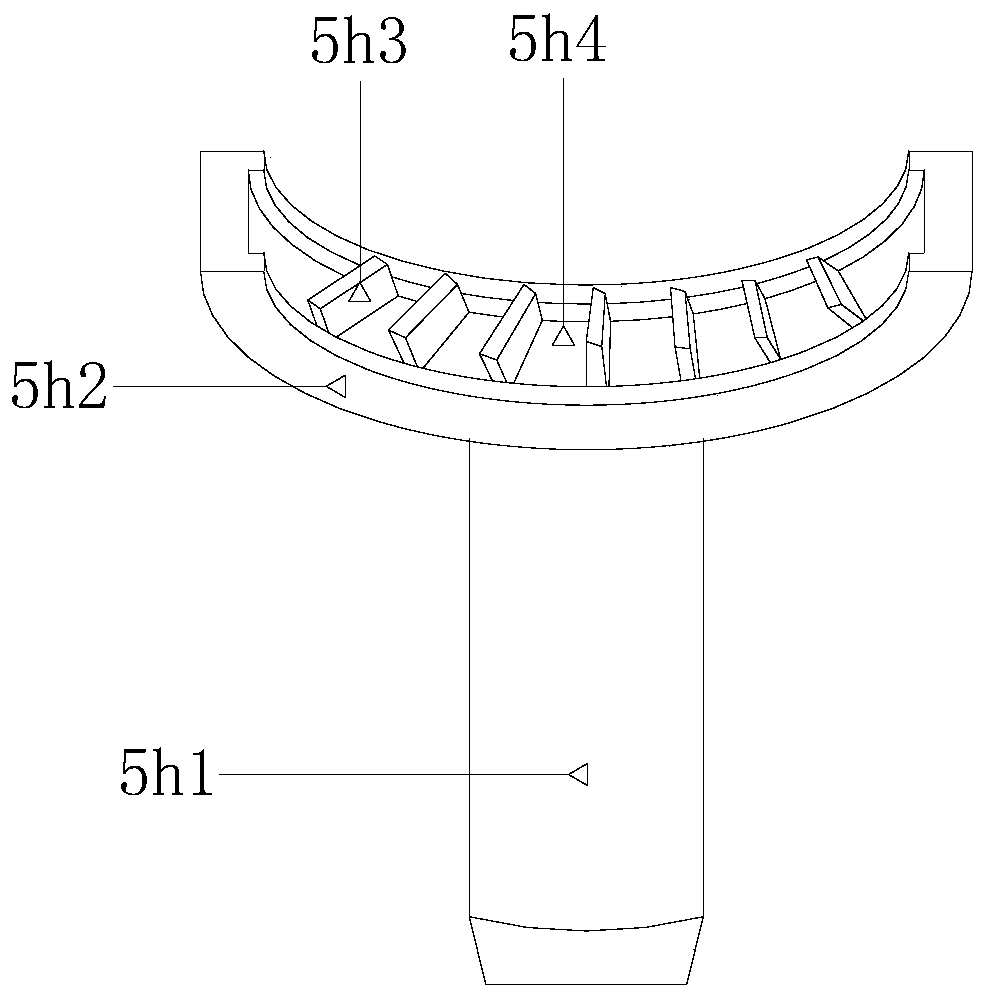 Quenching die for outer ring of double-row self-aligning roller bearing made of large-sized carburized steel