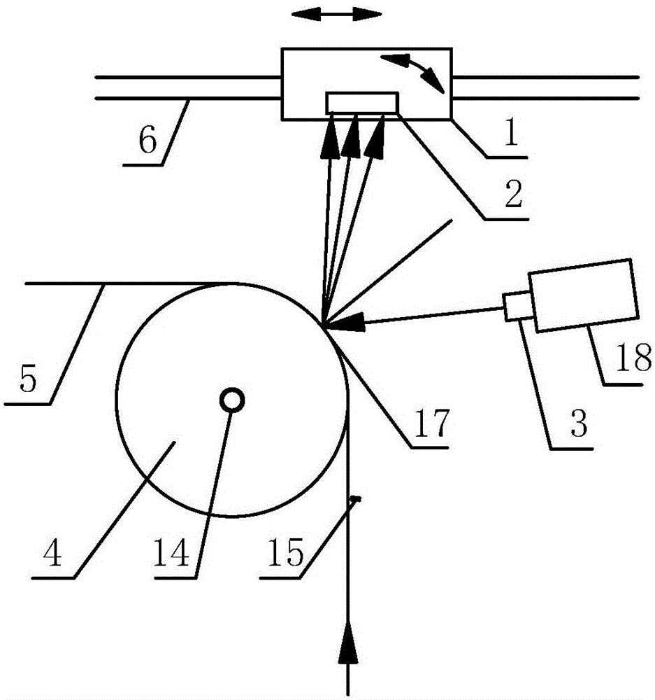 Holographic shading laser packaging material print quality inspection system and inspection method