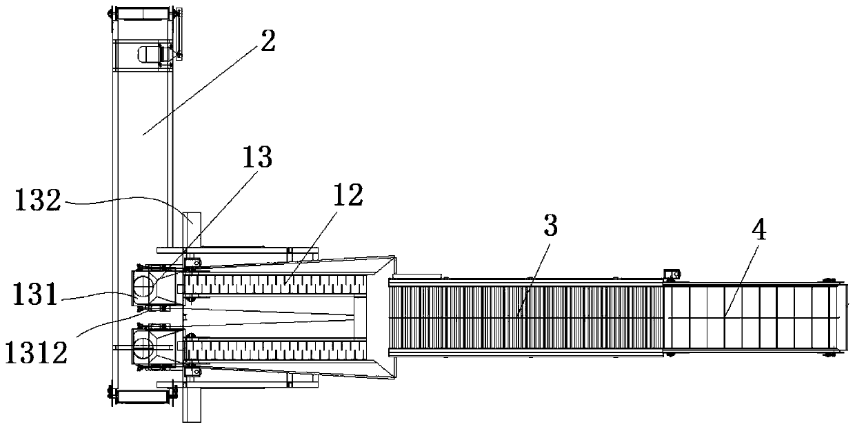 Fruit and vegetable quantitative packaging device and packaging method