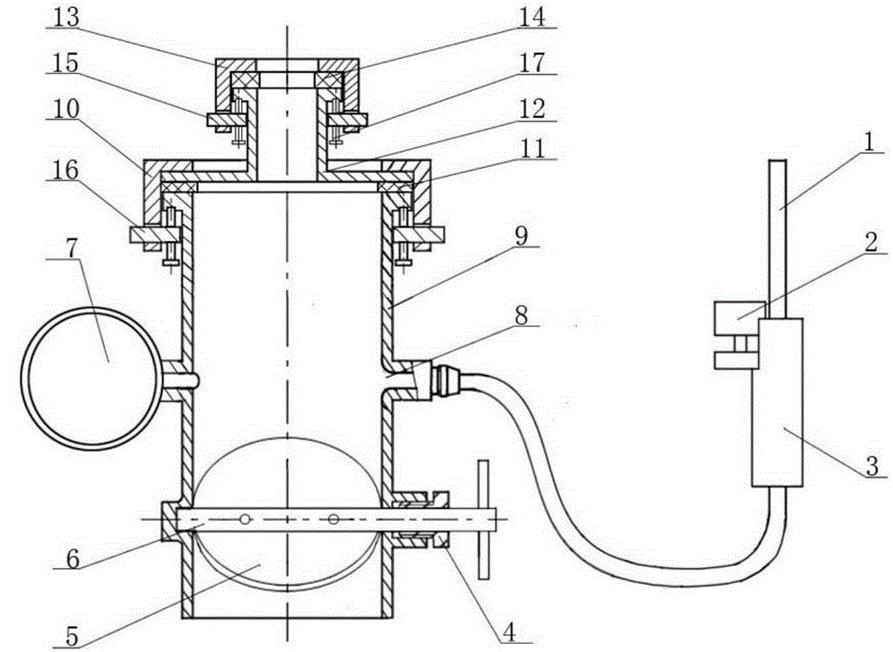 Nozzle variable diameter plug-in sampler