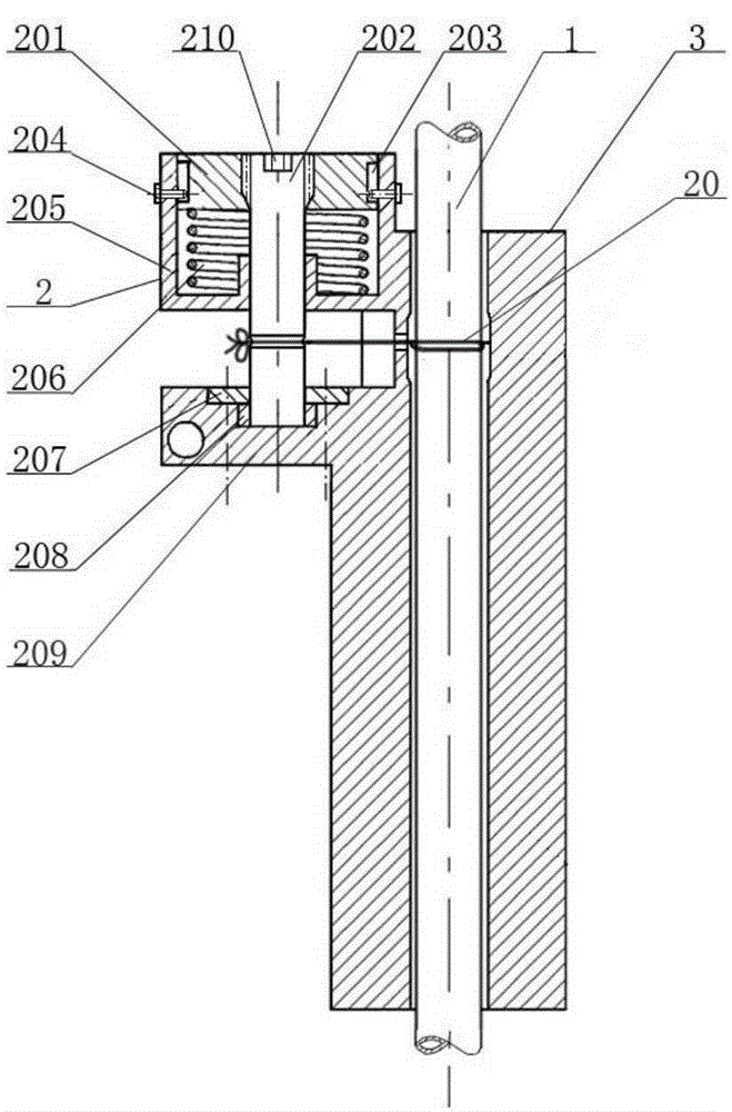 Nozzle variable diameter plug-in sampler