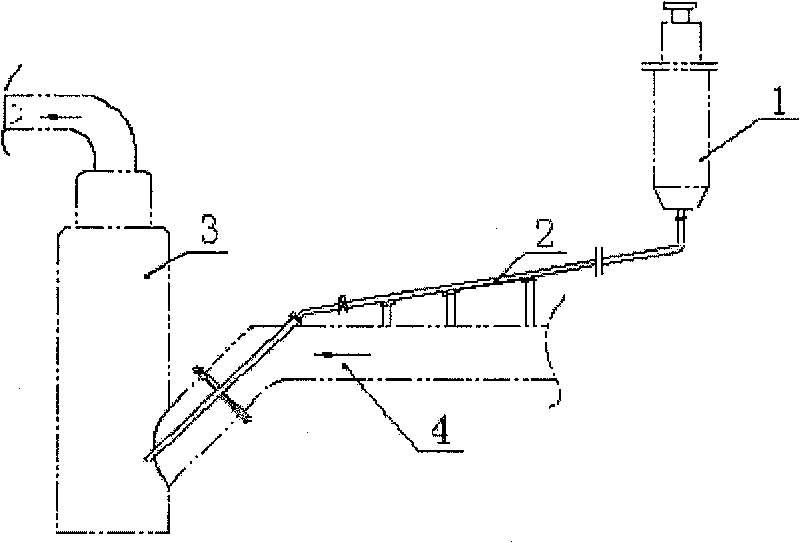 Method for processing acid mud in chimney smelting flue gas