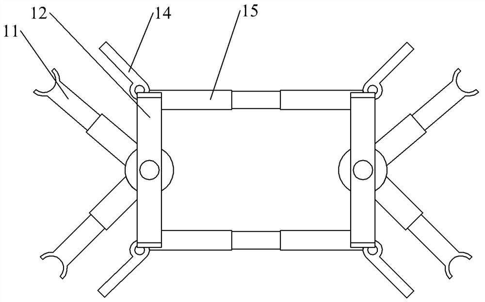 A shock absorption assembly and a portable veterinary inspection fixture