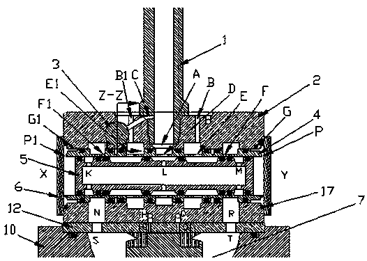 Balanced type air-driven hydraulic pump