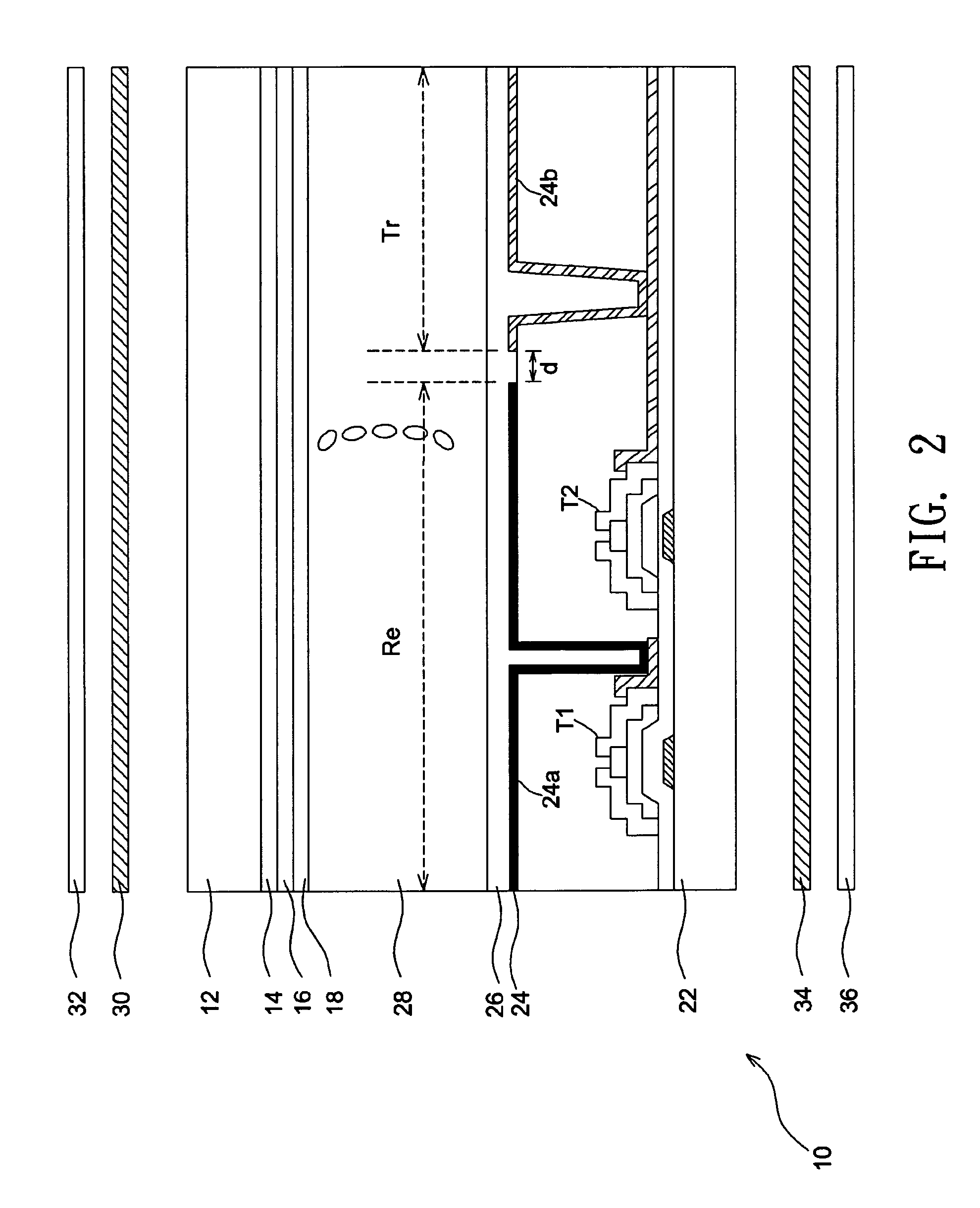 Transflective liquid crystal display device