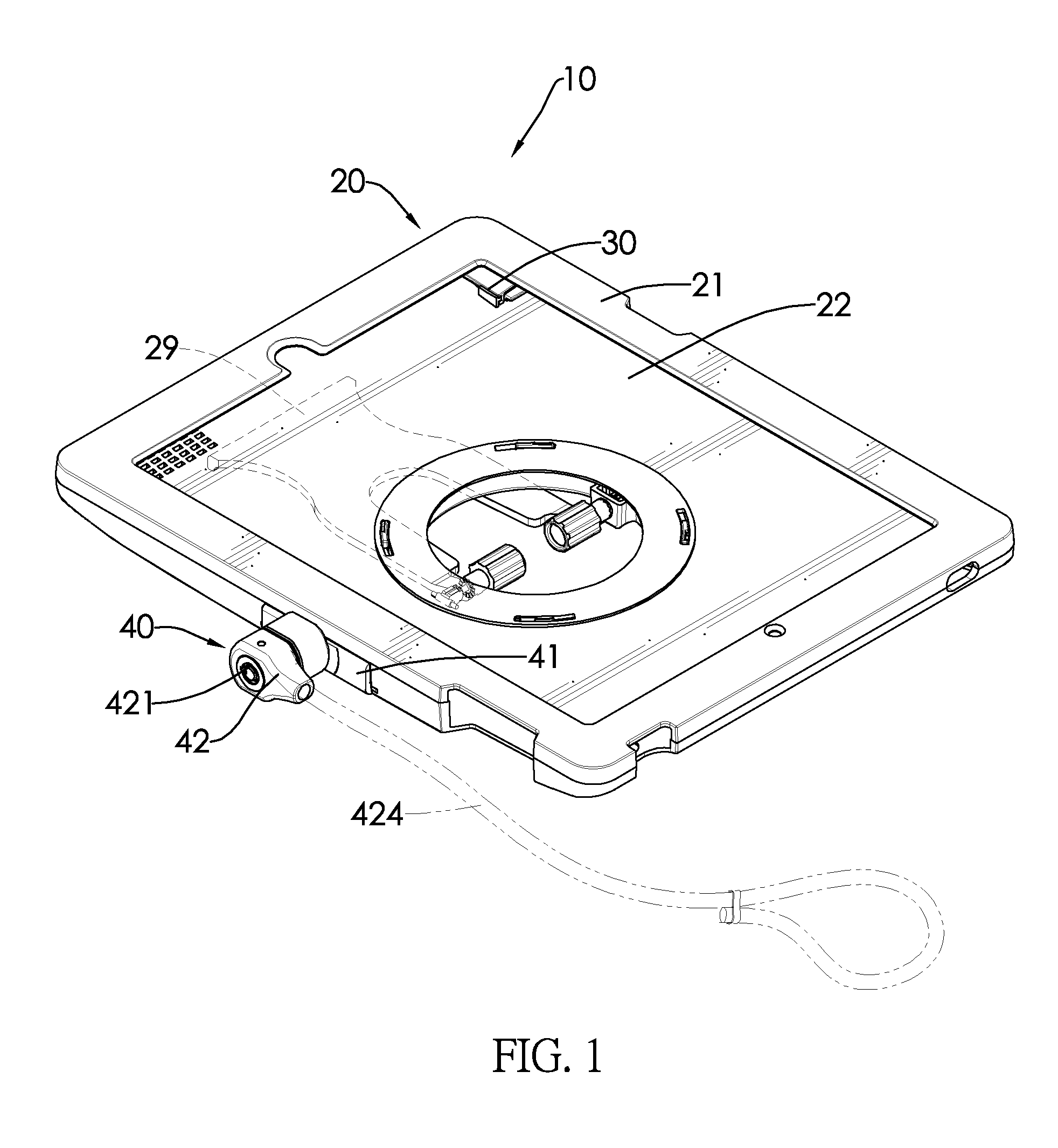 Universal and lockable tablet personal computer protective case