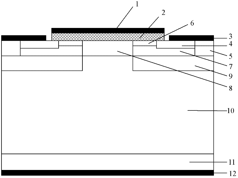 SiC IEMOSFET (Implantation and Epitaxial Metal-Oxide -Semiconductor Field Effect Transistor) device with epitaxy channel and manufacturing method of SiC IEMOSFET device