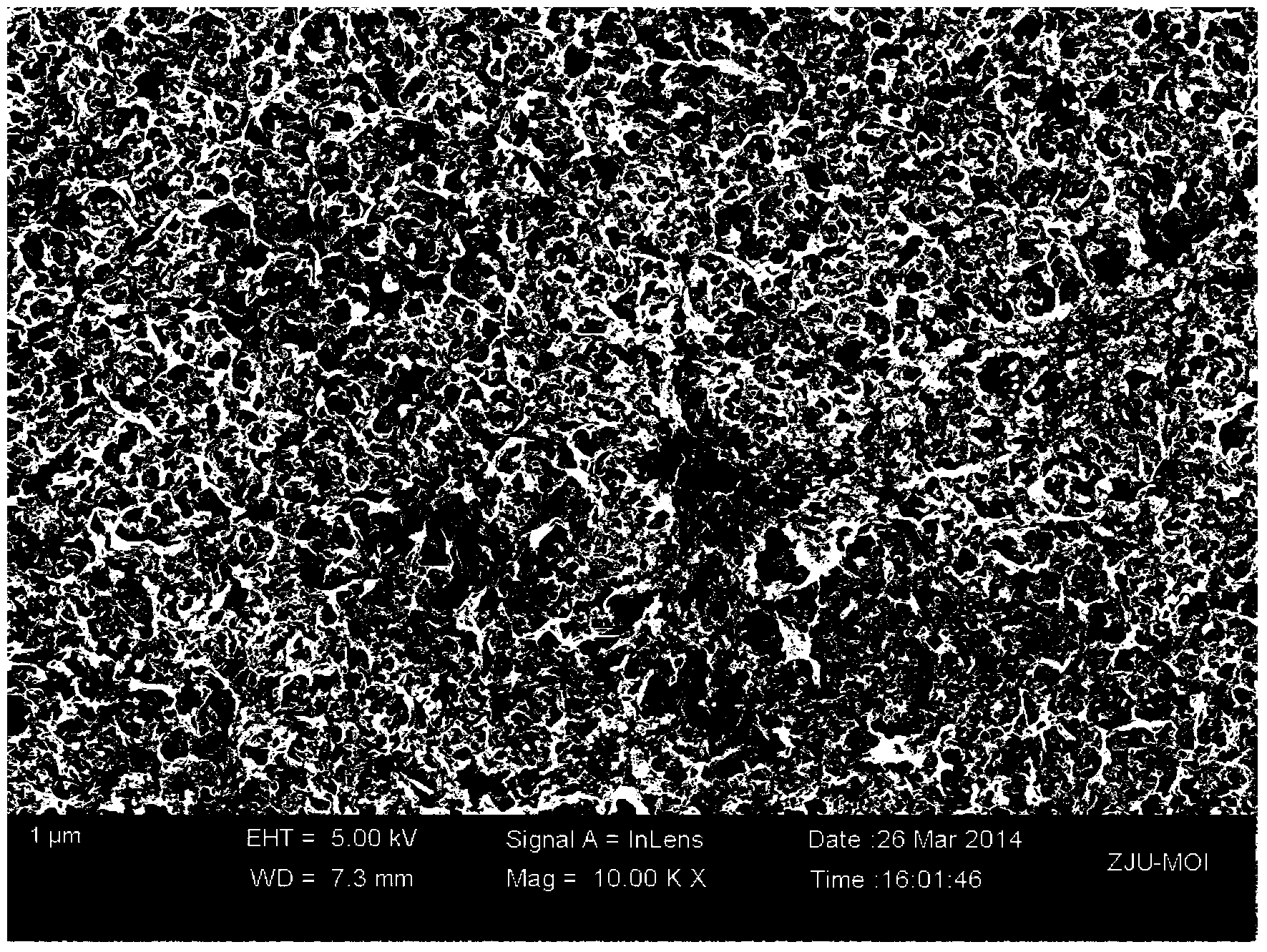 Method for forming amphoteric ion structure on surface of separation membrane and separation membrane