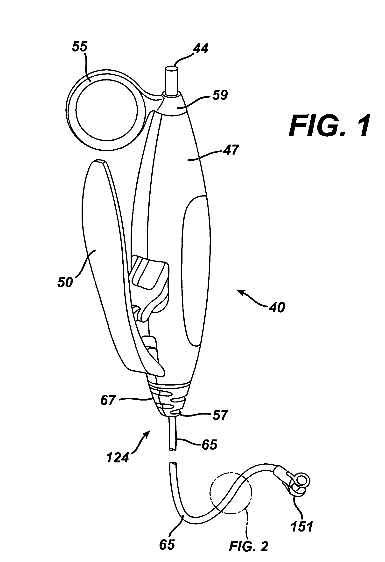 Method of operating an endoscopic device with one hand