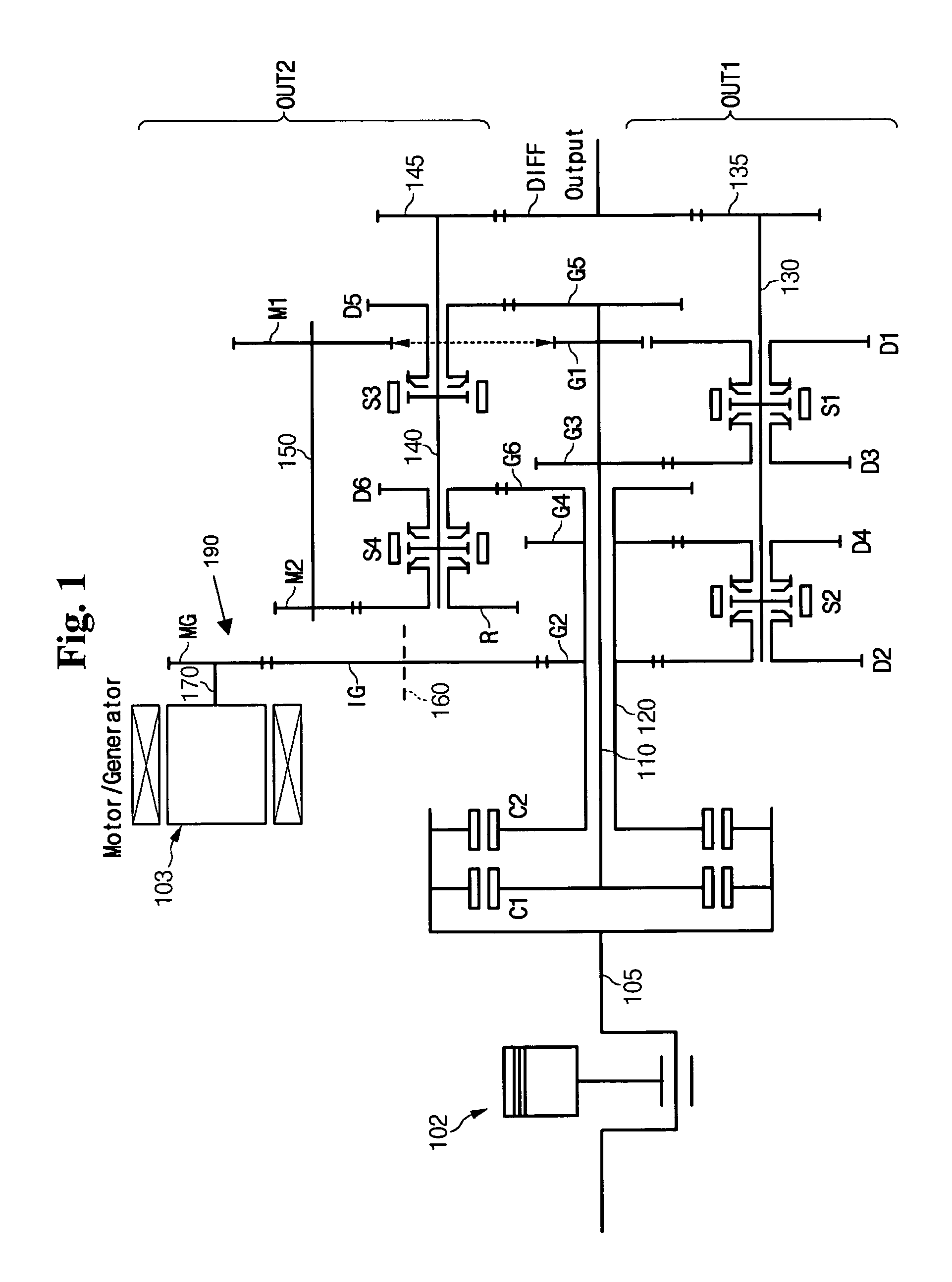 Double clutch transmission for a hybrid electric vehicle and method for operating the same