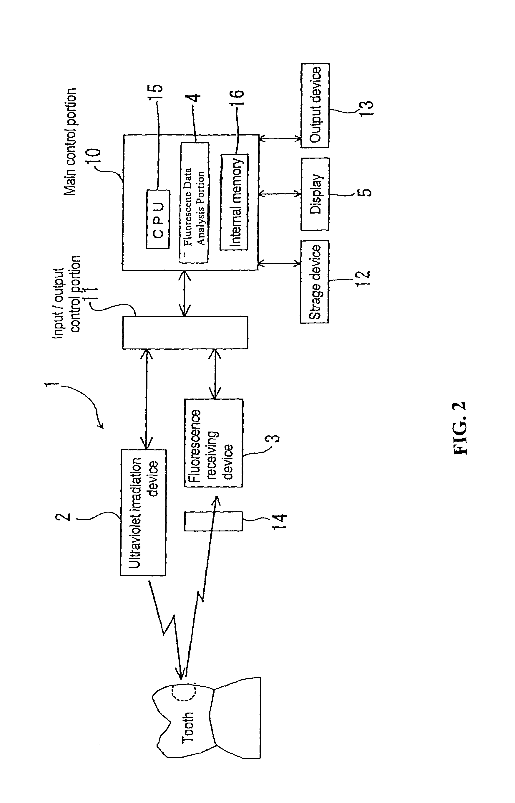 Carious tooth detection device