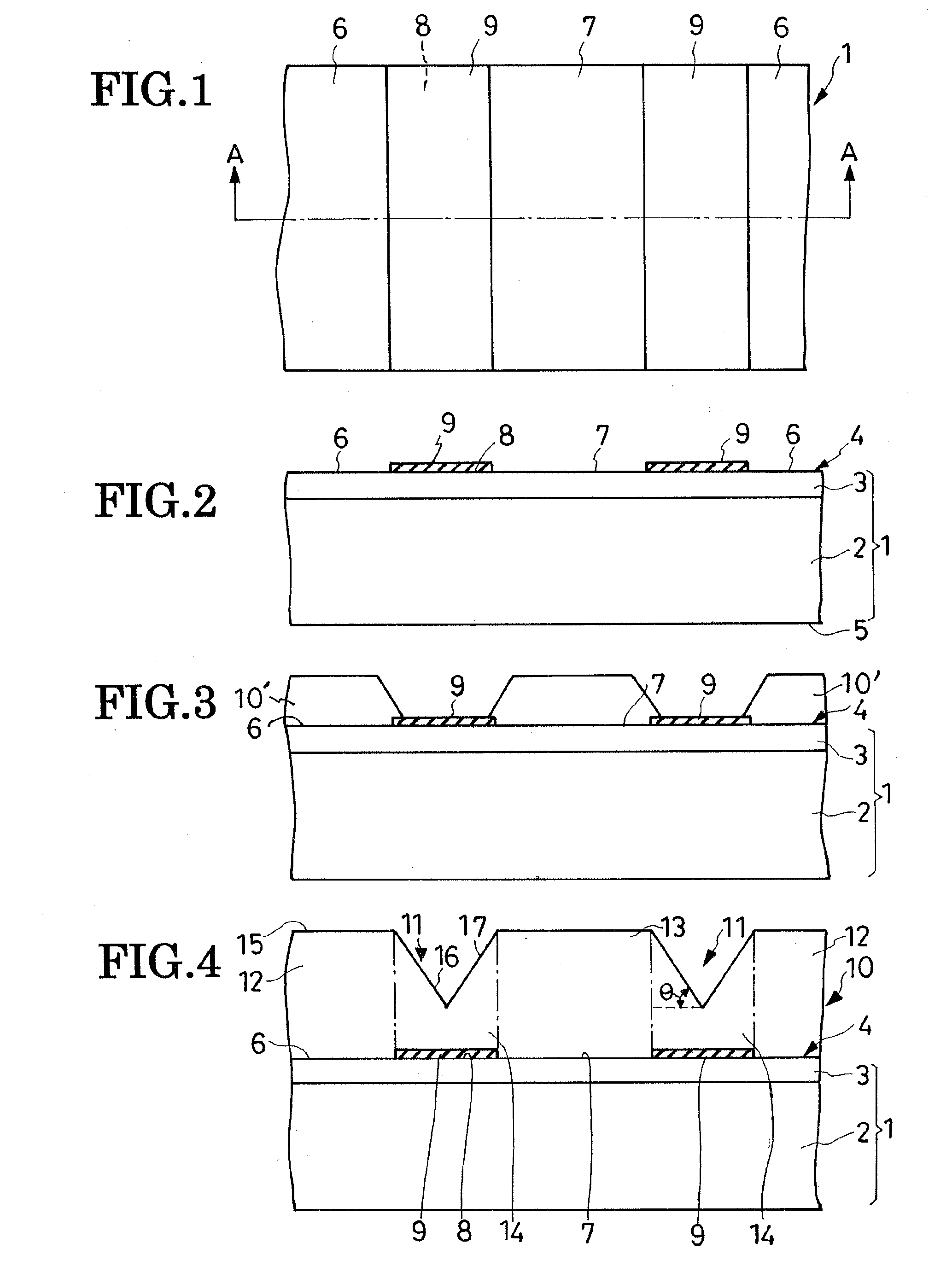 Normally-off field-effect semiconductor device, and method of fabrication