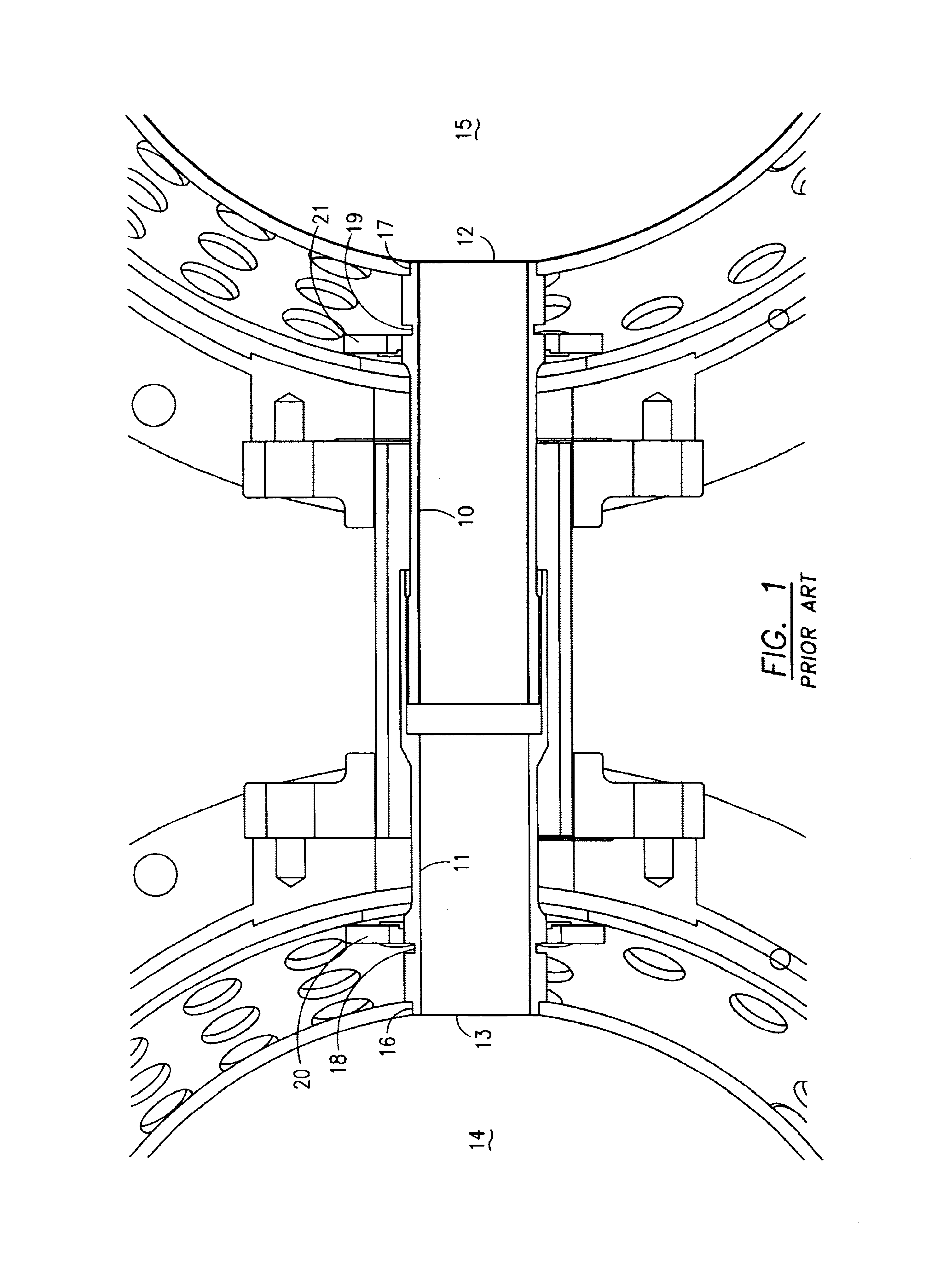 Coated crossfire tube assembly