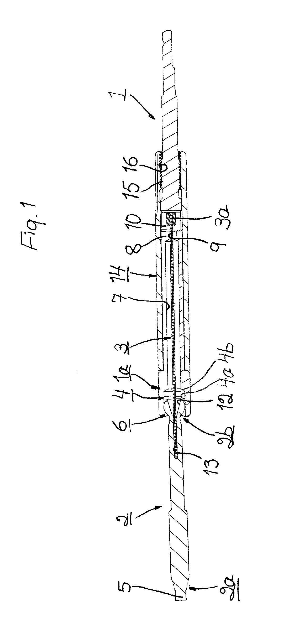 Flexible surgical screw driver