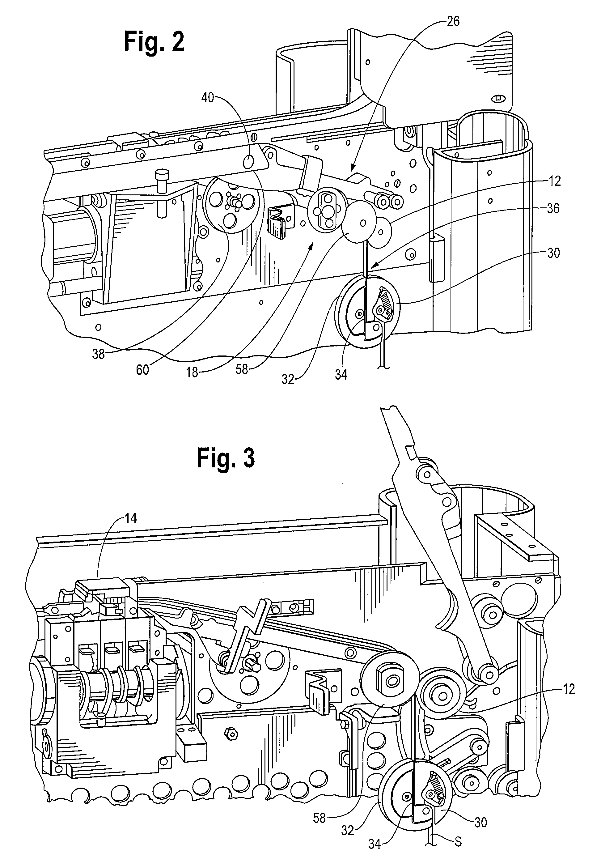 Centrifugal boost wheel for strapping machine