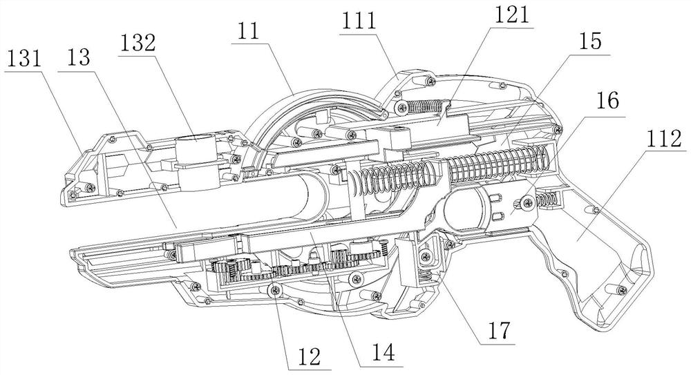 Gyratory flywheel with rapid acceleration structure