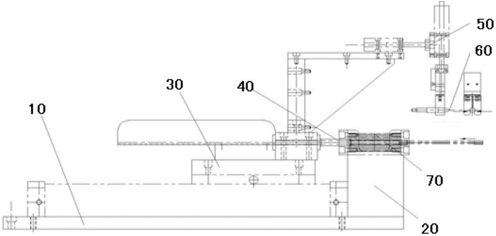 Penetrating and mounting machine of elastic part and penetrating and mounting method thereof