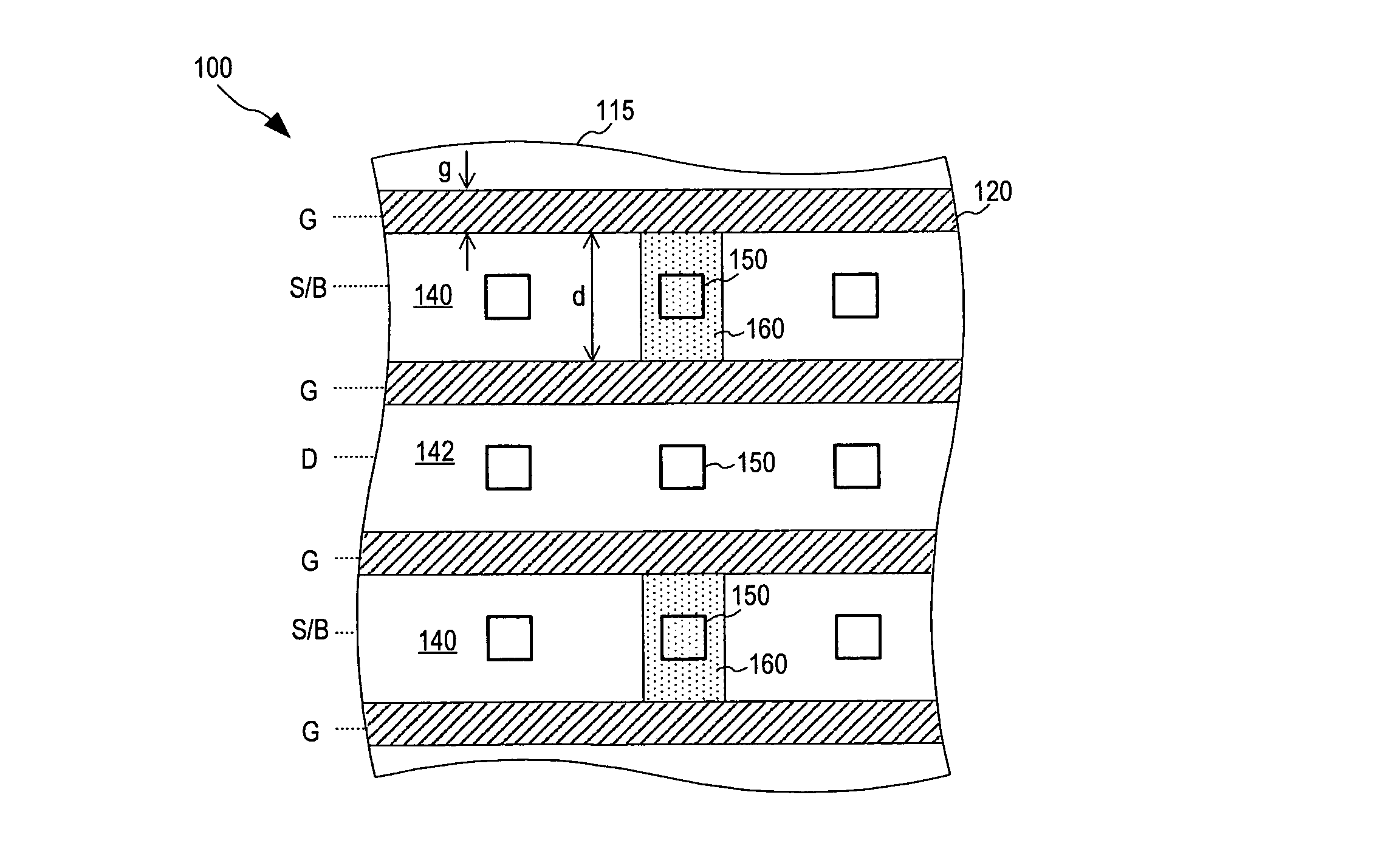 Power FET with embedded body pickup