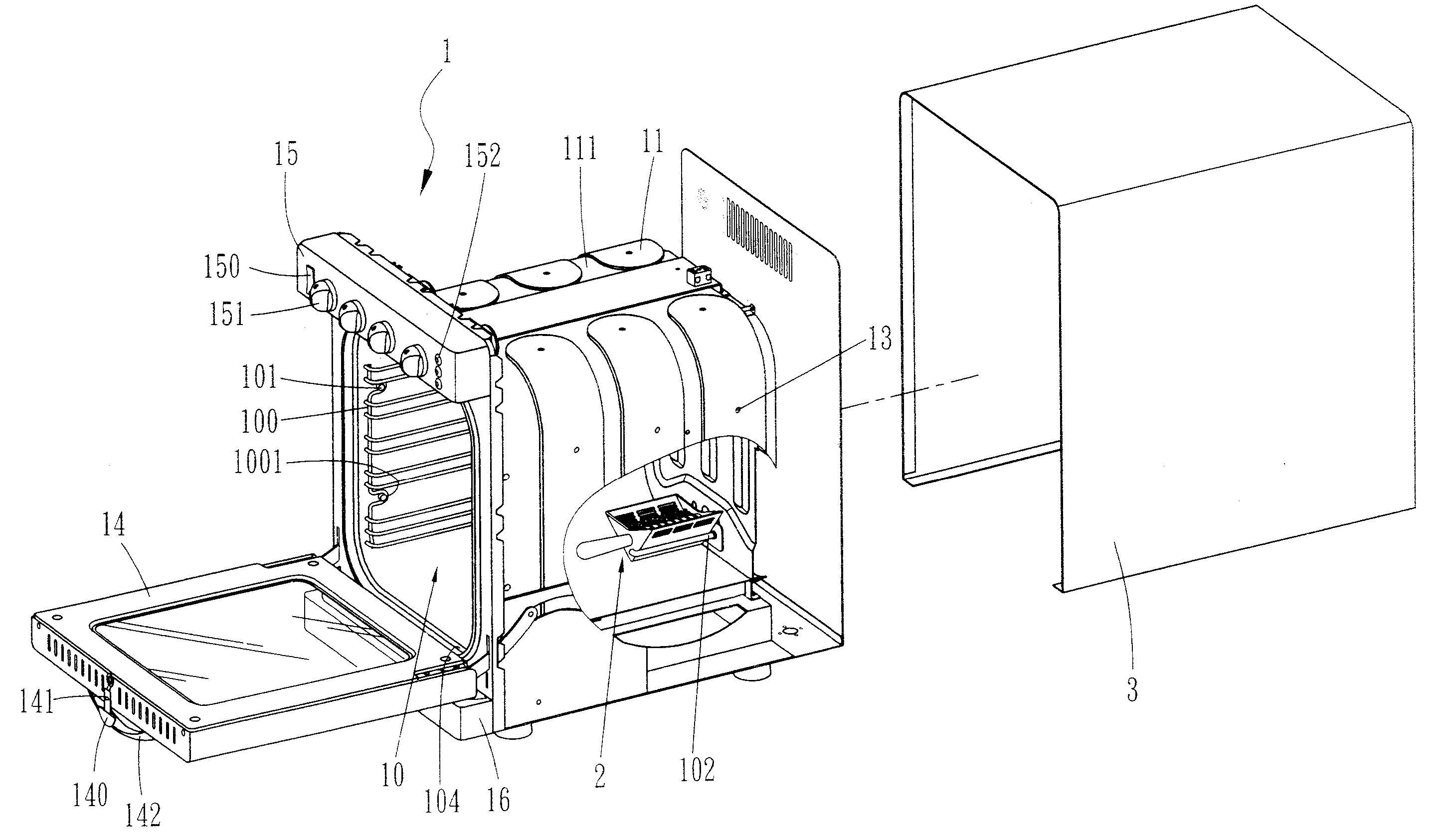 Smoking and baking oven