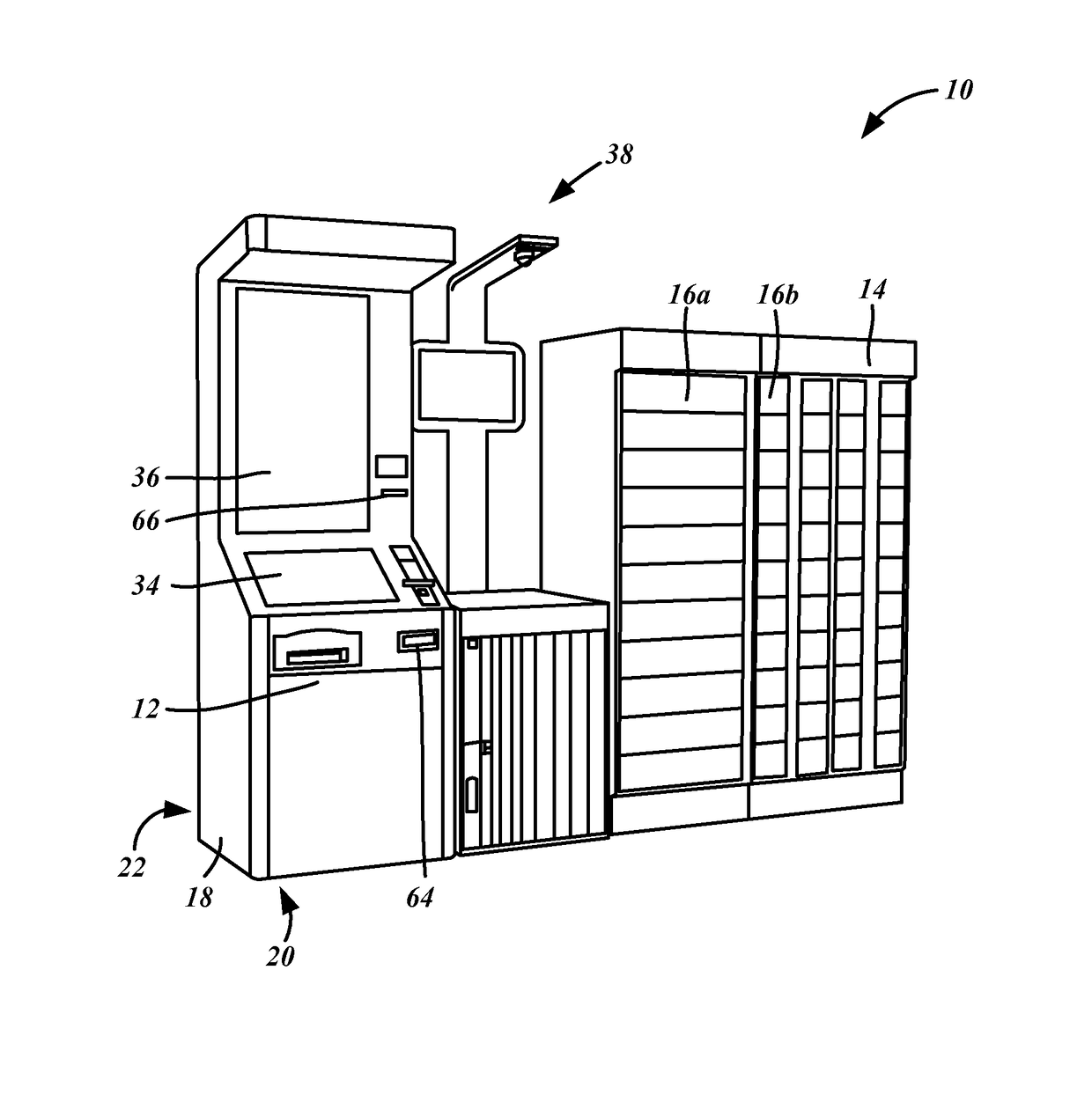 Multifunctional self-service shipping and mail processing system