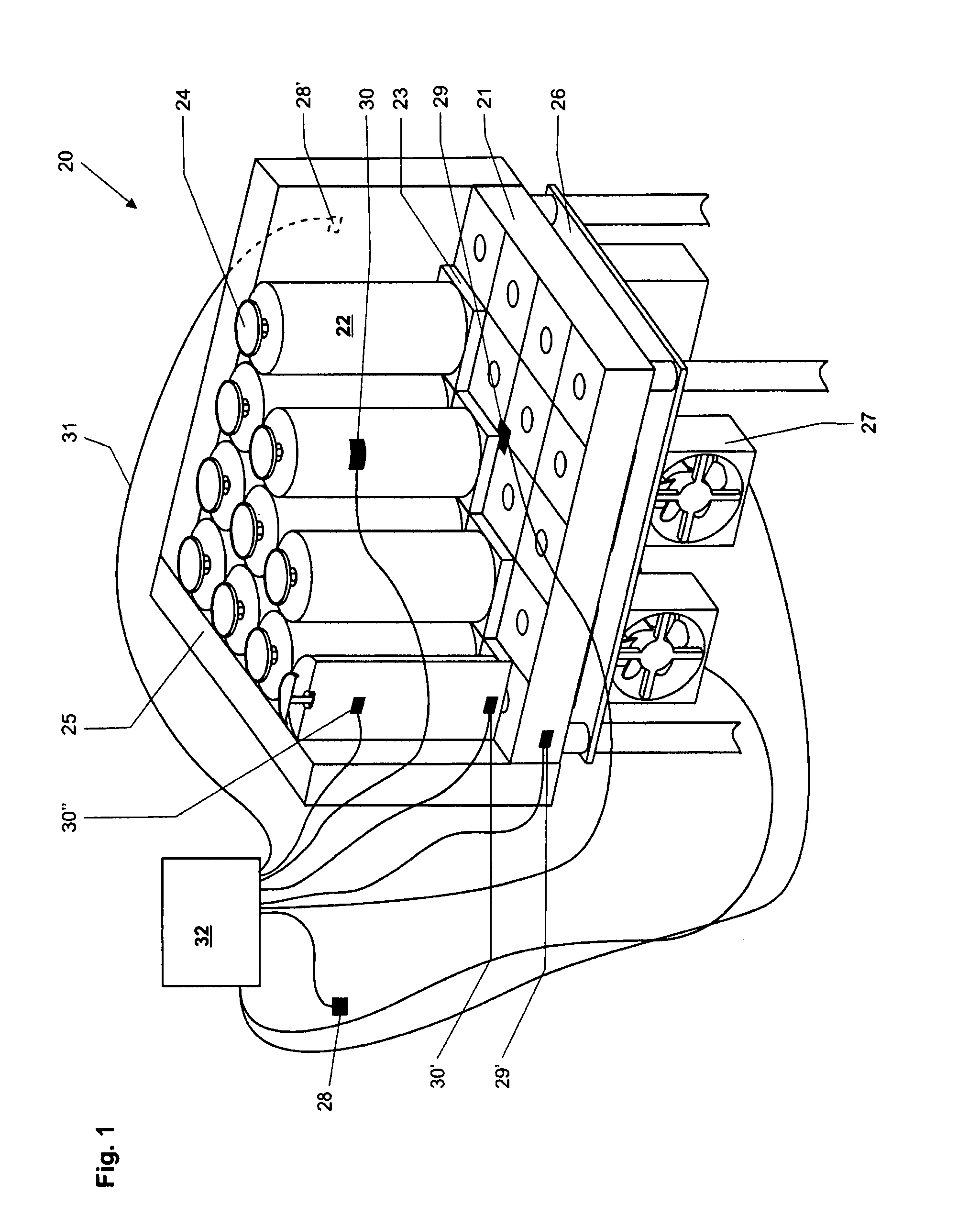 Multi-module weighing system with temperature control