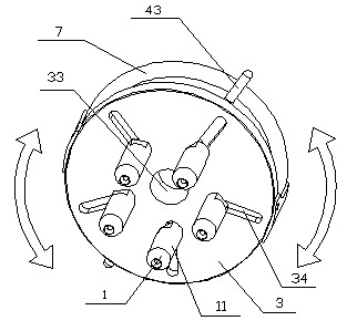 Dog plate of automobile steel rim