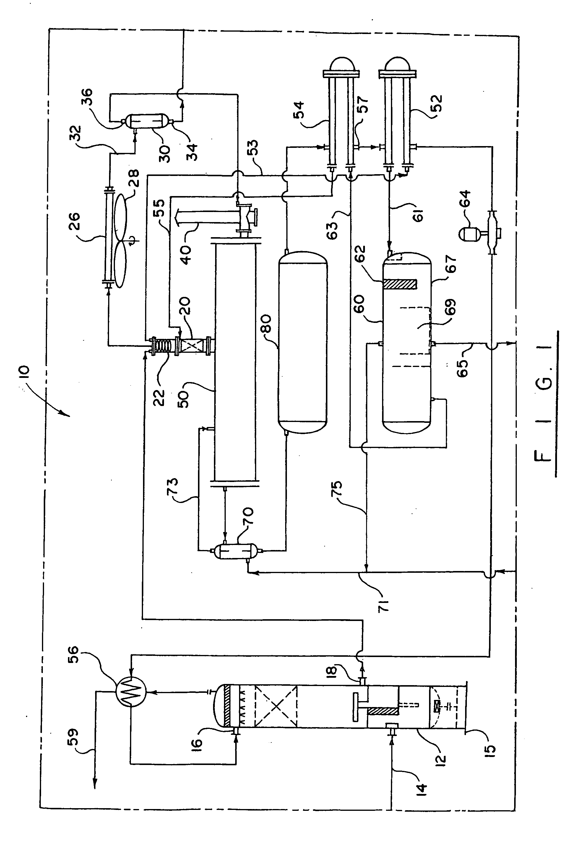 System for dehydrating natural gas