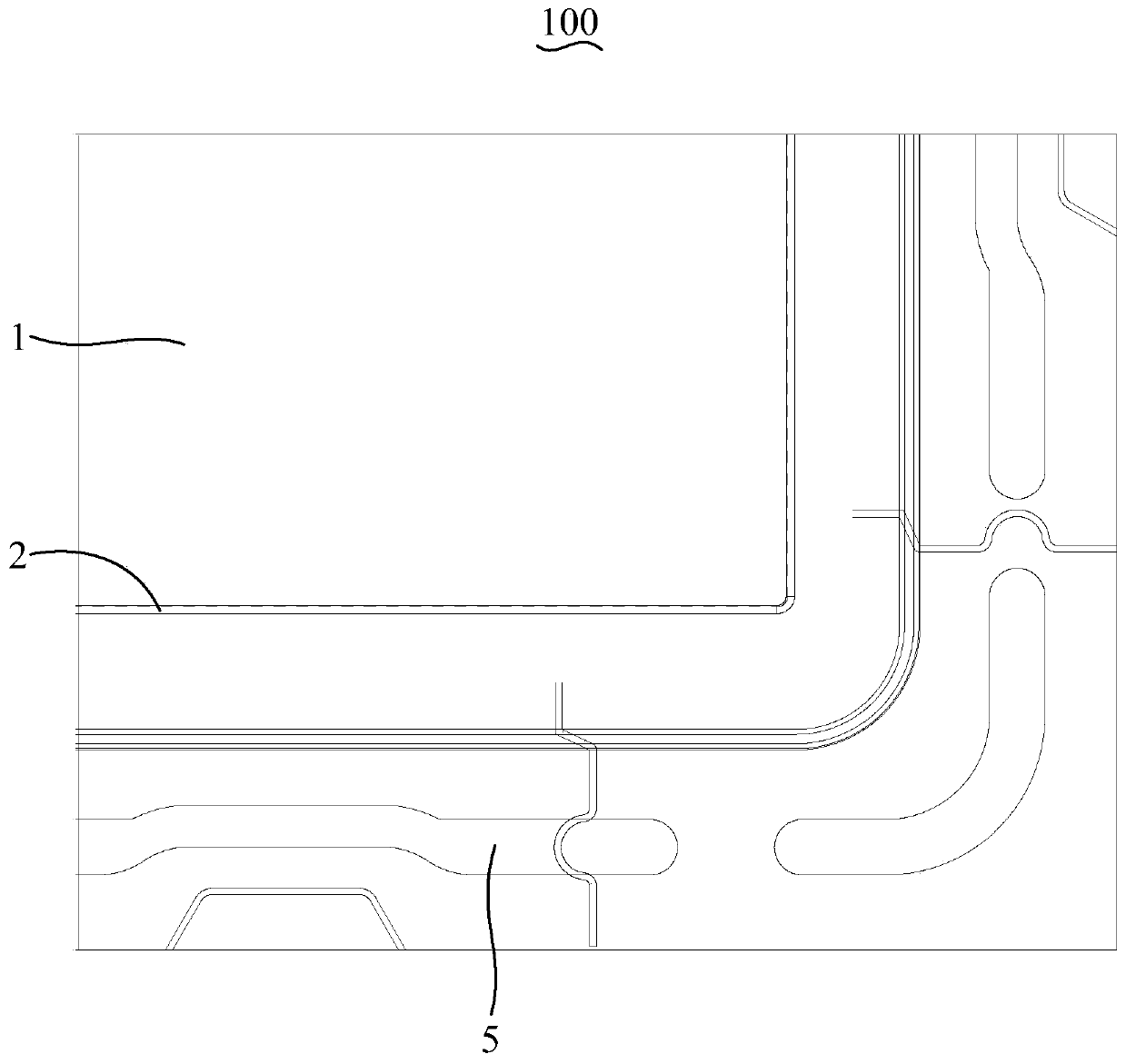 Machining process of backboard, backboard and display module