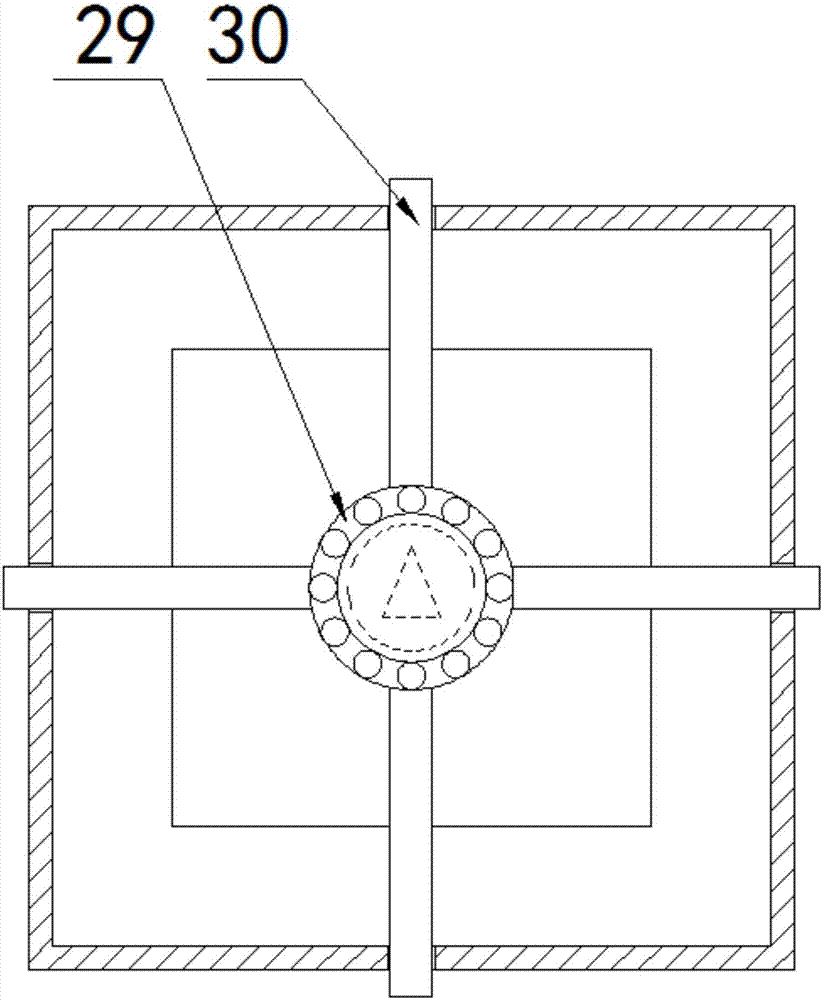 Ceramic tile cement slurry laying machine with stirring device