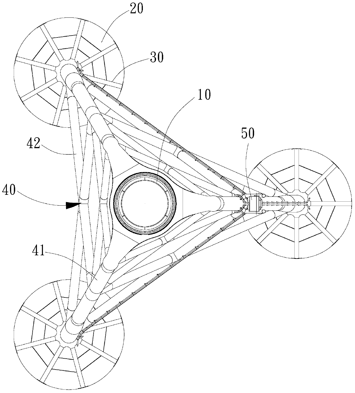 Novel multi-cylinder jacket offshore wind turbine foundation