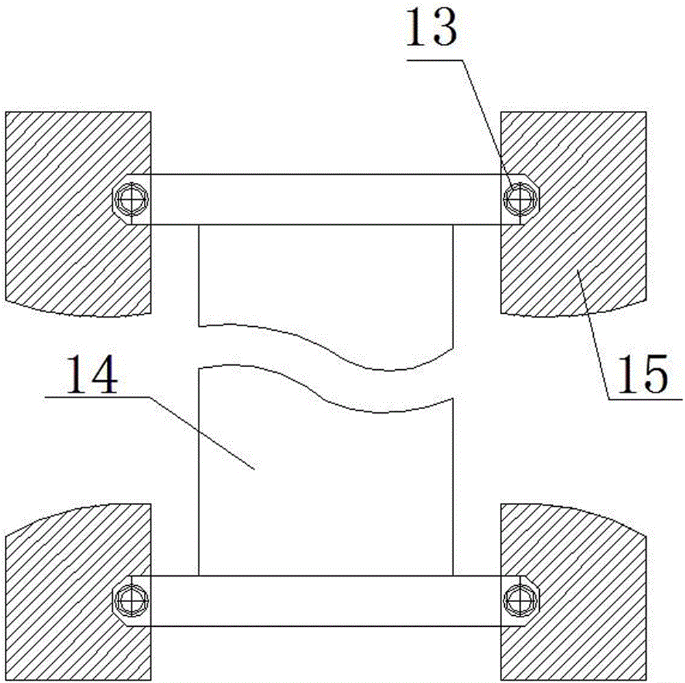 A shaft end metal shock absorber