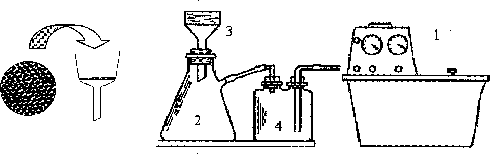 Method for preparing organic net membrane