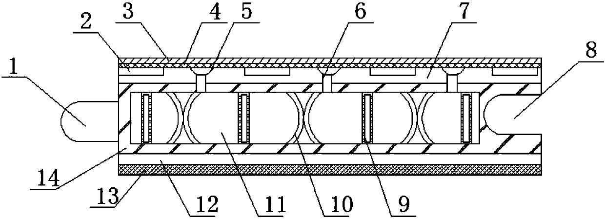 High-performance plastic wooden plate